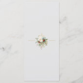 単にクリスマスエレガントフローラモノグラム メニュー (裏面)