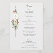 単にクリスマスエレガントフローラモノグラム メニュー (正面)