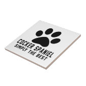 単にコッカースパニエルベスト タイル (側面)