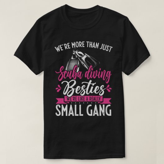 単にスキューバダイビングベッティ以上に本当に小さい Tシャツ (デザイン正面)