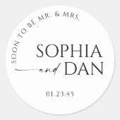 単にステッミニマルカーを優先 ラウンドシール (正面)