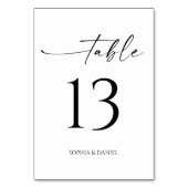 単にテーブミニマルル番号 テーブルナンバー (裏面)