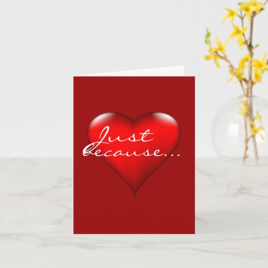 単にハート式 カード (黄色い花)