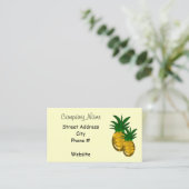 単にパイナップル 名刺 (スタンド正面)