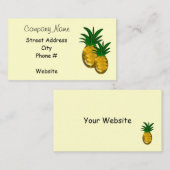 単にパイナップル 名刺 (正面/裏面)