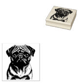 単にパグ ラバースタンプ (押印)