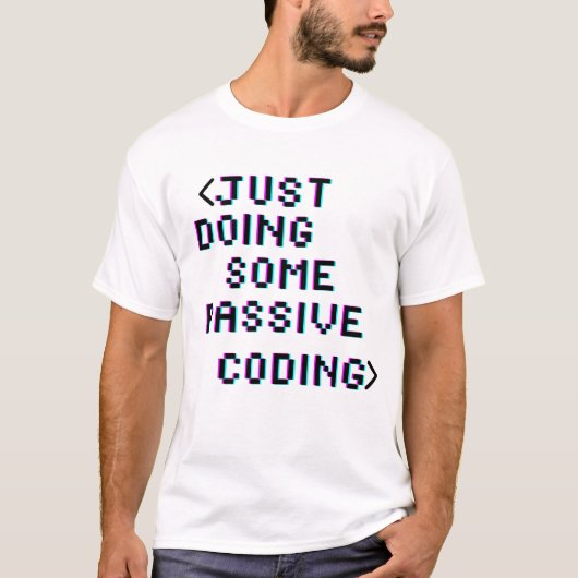 単にパッシブなコーディングを行う Tシャツ (正面)