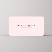 単にピンクエレガントのブロガーの名刺 名刺