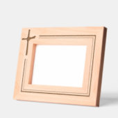 単にミニマエレガントリストのキリスト教クロスデザイン レーザー彫刻フレーム (左)