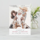 単にメリー休日の写真カード | Cranberry シーズンカード (スタンド正面)