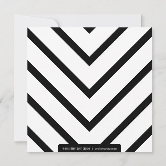 単にモダン発表 – 黒 案内状 (裏面)