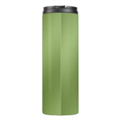 単にモダン緑無地ののグラデーション波形パターン タンブラー (裏面)