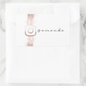 単にモダンSocial Instagraのロゴを作成 長方形シール (バッグ)