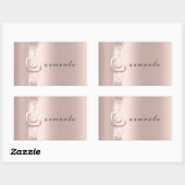 単にモダンSocial Instagraのロゴを作成 長方形シール (シート)