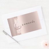 単にモダンSocial Instagraのロゴを作成 長方形シール (封筒)