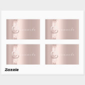 単にモダンSocial Instagraのロゴを作成 長方形シール (シート)