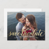 単にロマンチックな日付はがきを保存 ポストカード (正面/裏面)