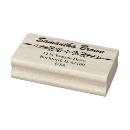 単にヴィンテージと縁どのデザイン+アイディア ラバースタンプ