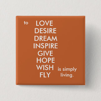 単に住んでいます 缶バッジ