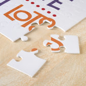 単に住んで下さい ジグソーパズル (側面)