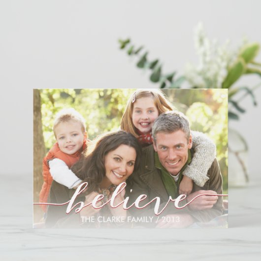 単に信じ休日の写真カード |赤 シーズンカード (スタンド正面)