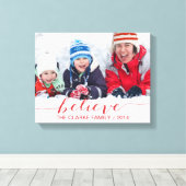 単に信じ休日の挨拶 キャンバスプリント (インサイチュ (ウッドフロア))