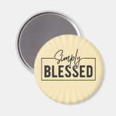 単に信賛美仰に基づく マグネット (正面/裏面)