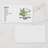 単に内部を翻訳する(タンパク質合成) 名刺 (正面/裏面)