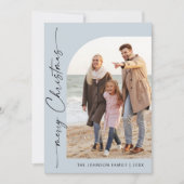 単に写真エレガントのスタイリッシュクリスマス挨拶 シーズンカード (正面)