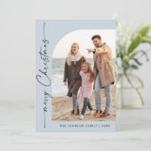 単に写真エレガントのスタイリッシュクリスマス挨拶 シーズンカード (スタンド正面)