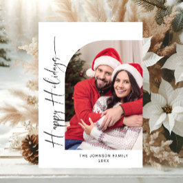 単に写真エレガントのスタイリッシュクリスマス挨拶 シーズンカード