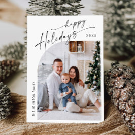 単に写真エレガントのスタイリッシュクリスマス挨拶 シーズンカード