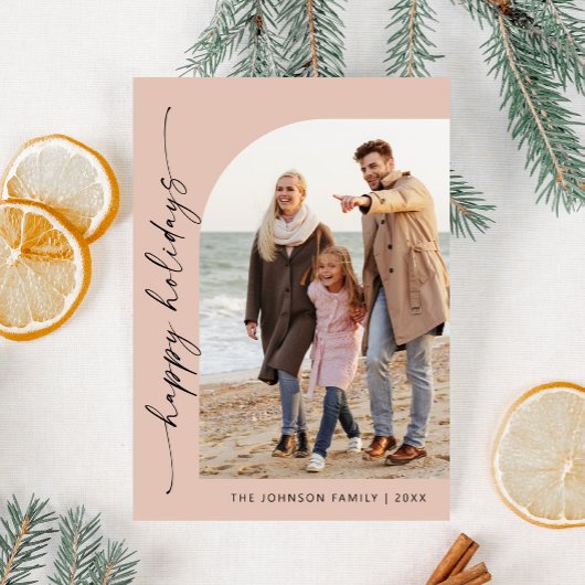 単に写真エレガントのスタイリッシュクリスマス挨拶 シーズンカード