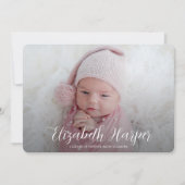 単に写真エレガントコラージュ誕生のお知らせ (正面)