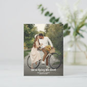 単に写真エレガント日付はがきを保存 ポストカード (スタンド正面)