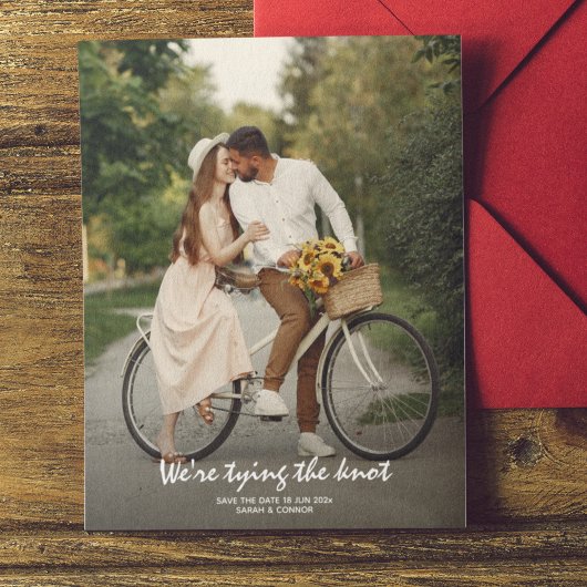 単に写真エレガント日付はがきを保存 ポストカード