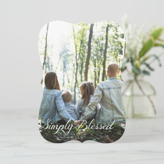 単に写真賛美メリークリスマスカード シーズンカード (スタンド正面)