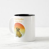 単に別のかわいらし顔 ツートーンマグカップ (正面左)