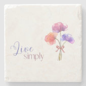 単に吸収する石コースターを生きる ストーンコースター (正面)