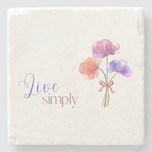 単に吸収する石コースターを生きる ストーンコースター (正面)