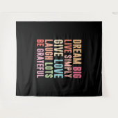 単に大きな夢を見て生きる タペストリー (正面(横))