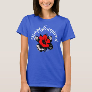 単に必要なハイビスカスTシャツ Tシャツ