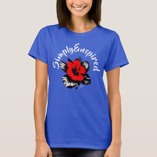 単に必要なハイビスカスTシャツ Tシャツ (正面)