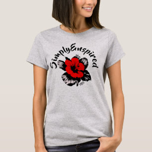 単に必要なハイビスカスTシャツ Tシャツ