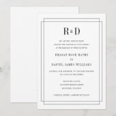 単に恋に落ちる 招待状 (正面/裏面)