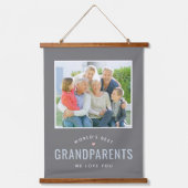 単に愛されたパーソナライズされたギフト写真の壁タペストリー 吊り下げ型タペストリー (正面)