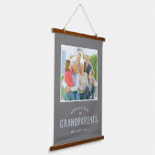 単に愛されたパーソナライズされたギフト写真の壁タペストリー 吊り下げ型タペストリー (傾斜あり)