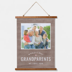 単に愛されたパーソナライズされたギフト写真の壁タペストリー 吊り下げ型タペストリー