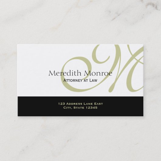 単に成功した 名刺 (正面)