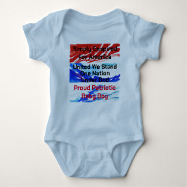 単に我々は一統一されたつの国に立つ必要がある ベビーボディスーツ